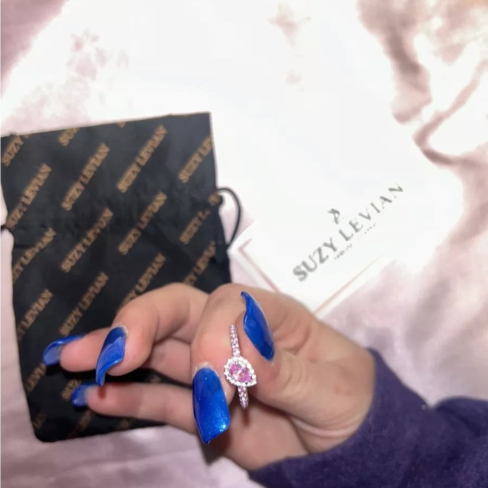 Brand new Suzzy Levian ring, real sapphire.